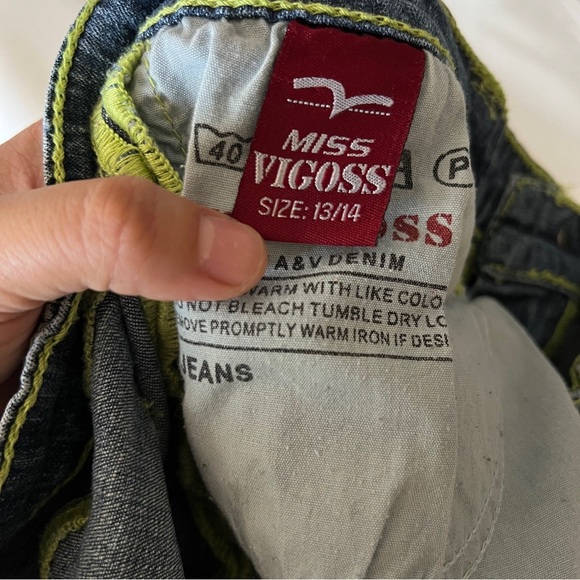 Miss Vigoss Y2K Bootcut Jeans-Juniors Size 13/14 - Picture 6 of 6
